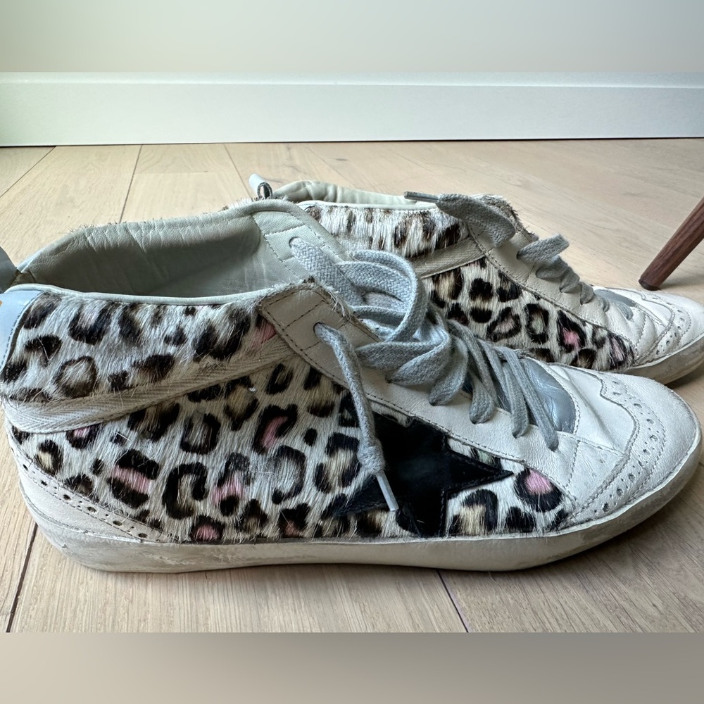 Golden Goose pony hair mids